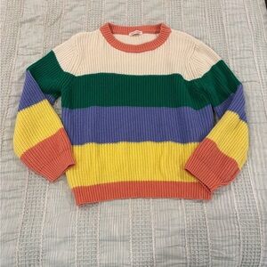 Carole Christian Chunky Knit Color Block Sweater